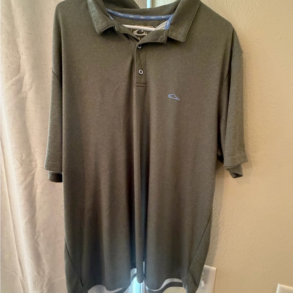 Drake Dark Olive Men's Polo Shirt